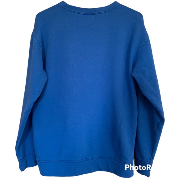 ✨Pink Victoria Secret Blue Crewneck Sweatshirt ✨ - Picture 2 of 3